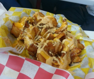 Gorilla Fries, filling and overwhelming.